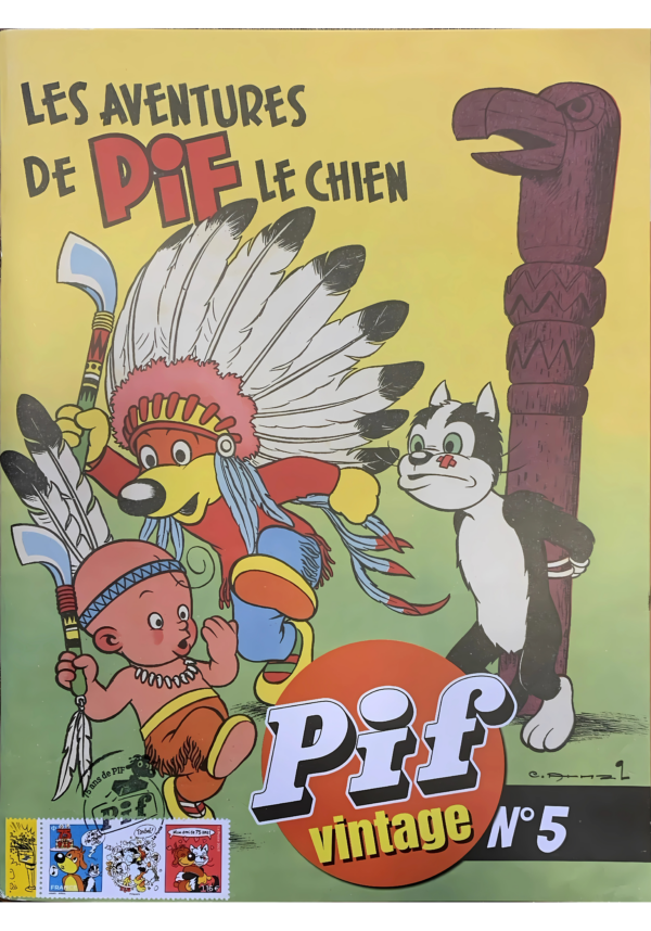 📢 Édition Collector : 48 Pages de Strips Pif + Timbre des 75 Ans Oblitéré 1er Jour !